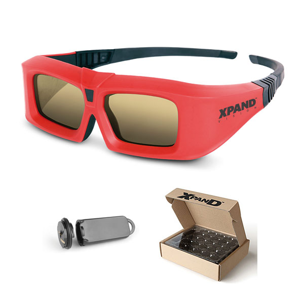 xpand 101 3d vision x-battery x-batteries glasses occhiali cinema