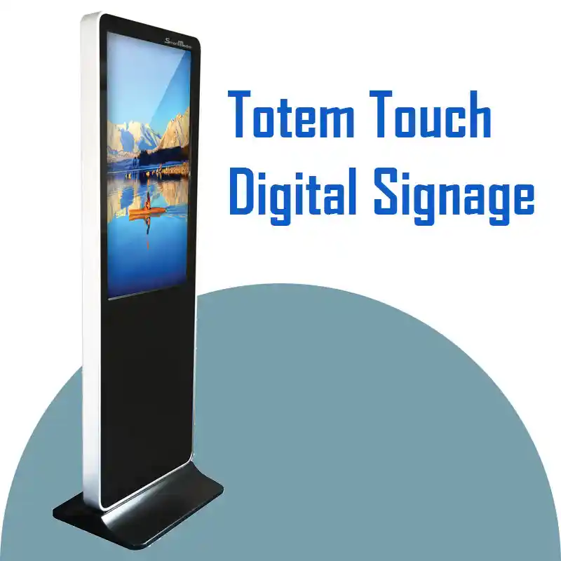 totem touch screen digital signage monitor display tavoli treviglio media